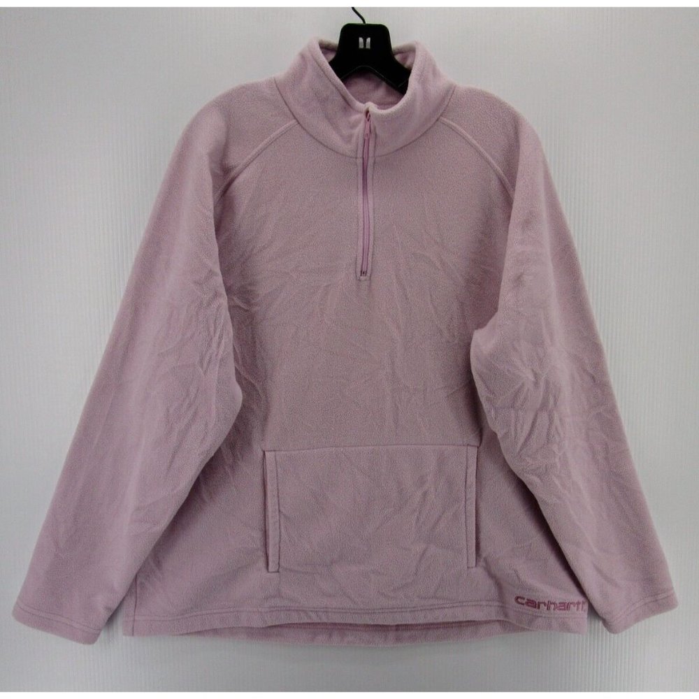 Carhartt Sweater XL Fleece 1/4 Zip Sweatshirt Pullover Hiking Outdoor